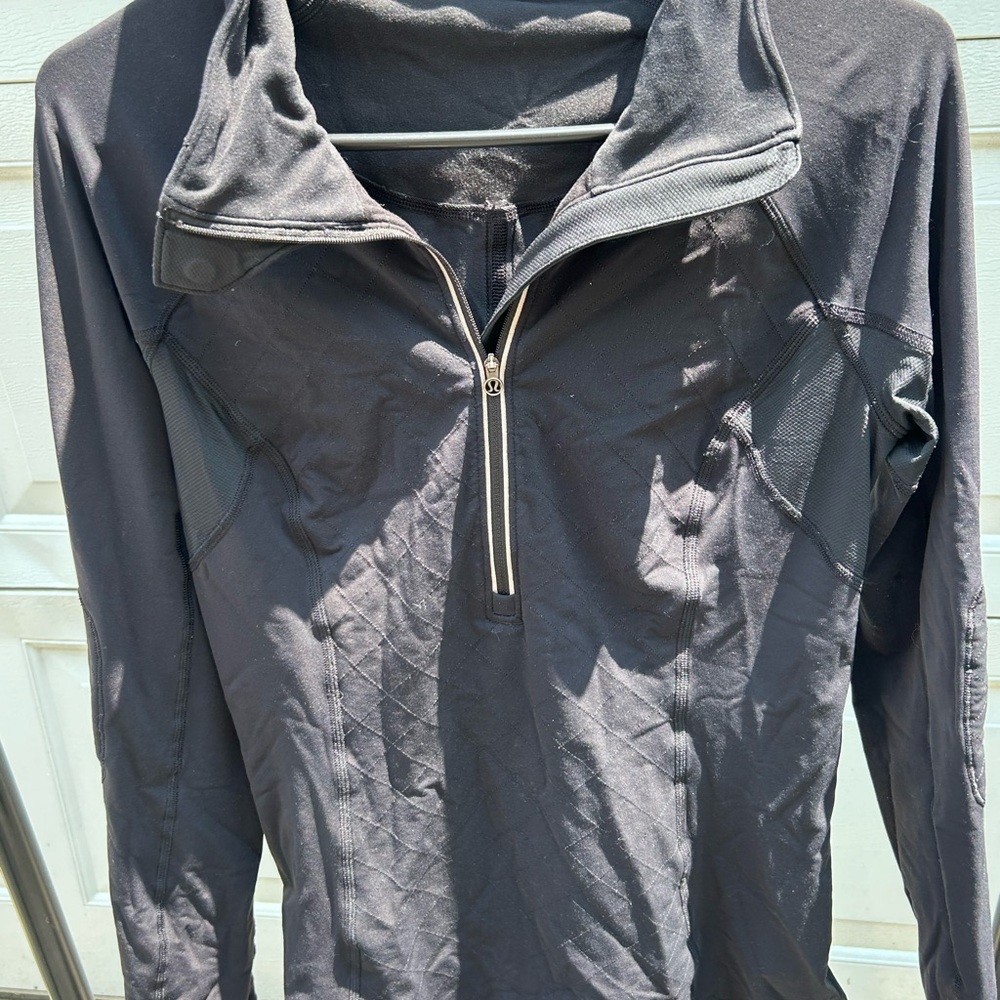 Lululemon Black Quarter-Zip Pullover